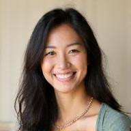 Professional headshot of Sarah Chen, lead yoga instructor.